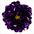 2.75" Purple Fancy Applique