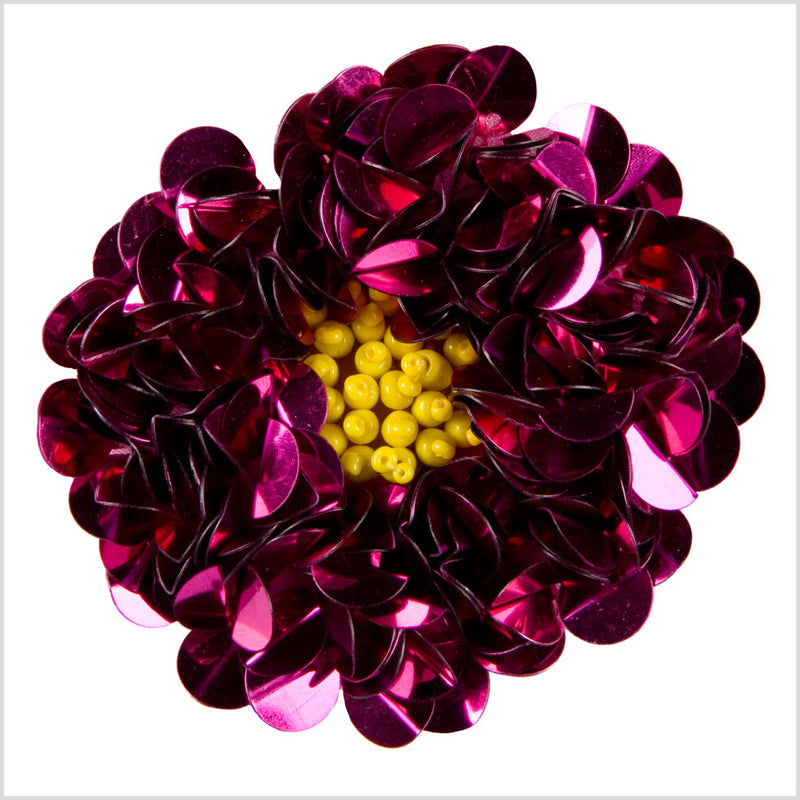 2.75" Fuchsia Fancy Applique