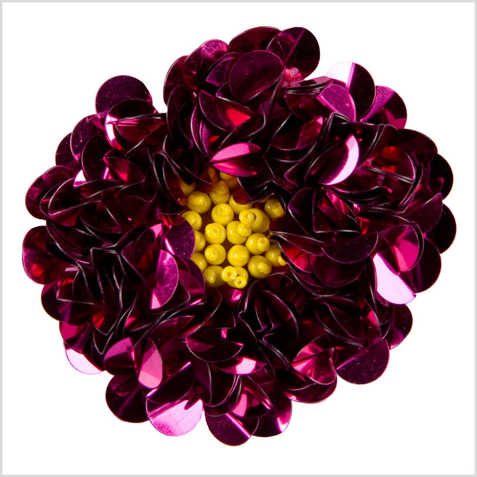 2.75" Fuchsia Fancy Applique