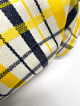 Checked Acrylic Cotton Wool Fabric