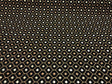 Black Gold Mini Diamond Chenille Fabric - Black Gold Mini Diamond Pattern, 56" Width (1 Yard)