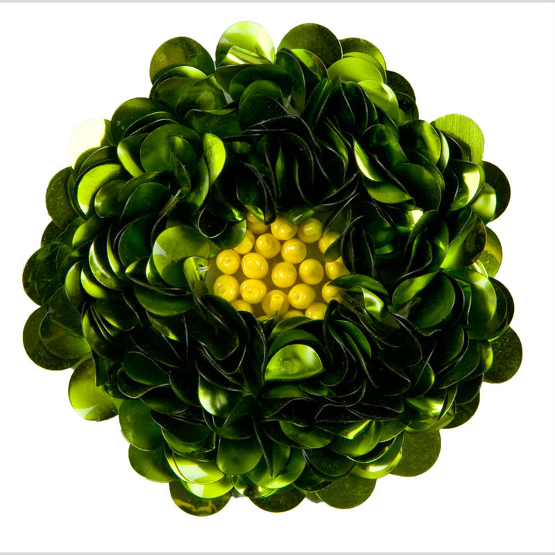 2.75" Crystal Green Fancy Applique