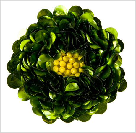 2.75" Crystal Green Fancy Applique