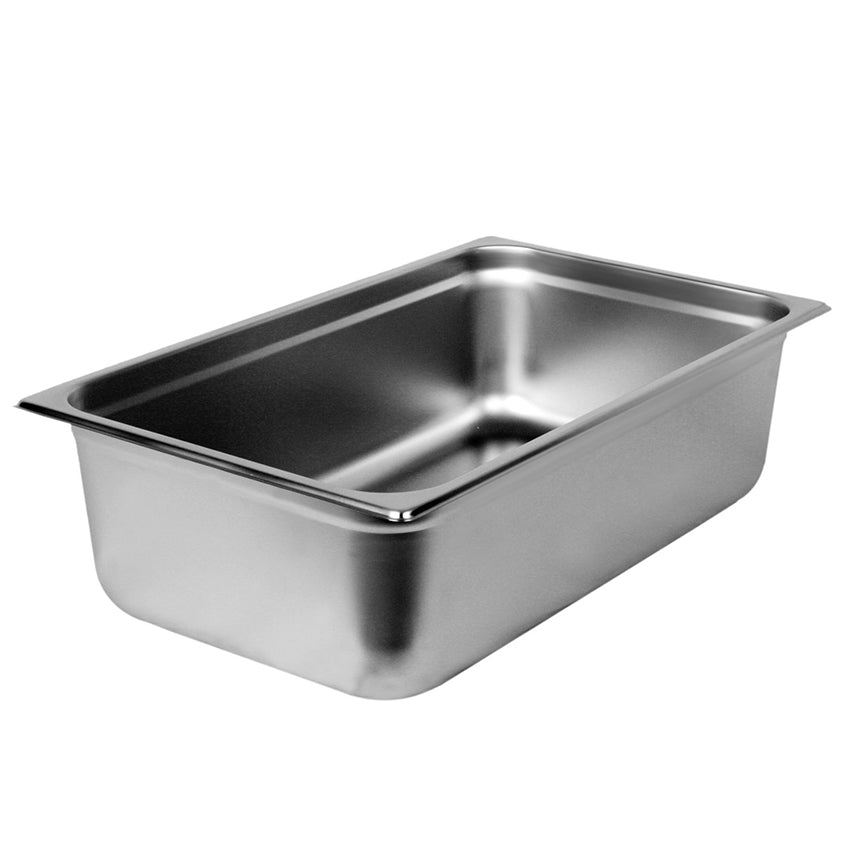 Winco Steam Table Pan, Stainless, Full Size (12-3/4" x 20-3/4") x 2-1/2" High