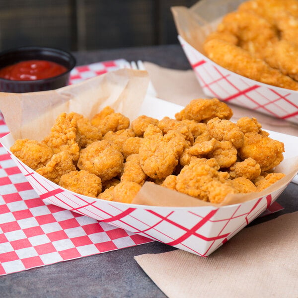 Brakebush 5 lb. Bag Fully Cooked Popcorn Chicken - 2/Case