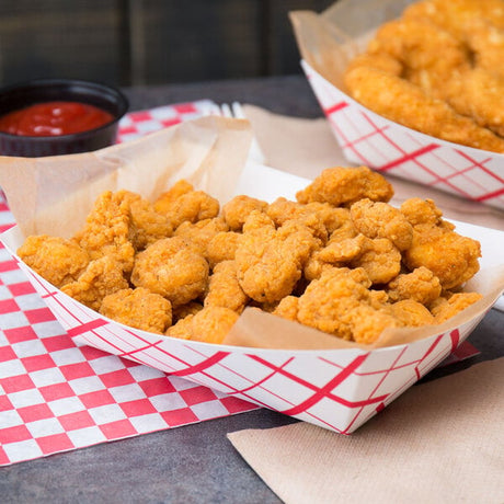 Brakebush 5 lb. Bag Fully Cooked Popcorn Chicken - 2/Case