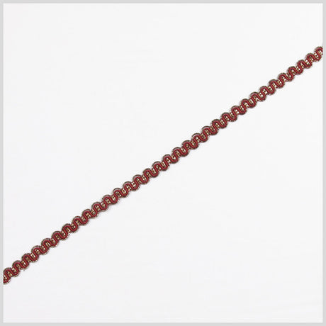Maroon/Gold Metallic Braid