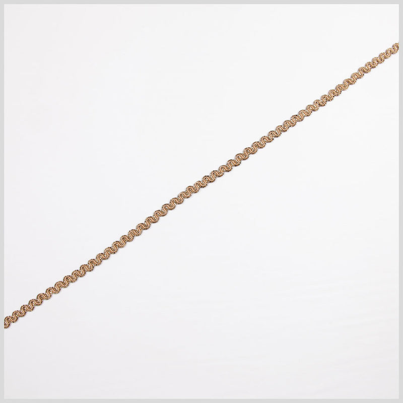 Beige/Gold Metallic Braid