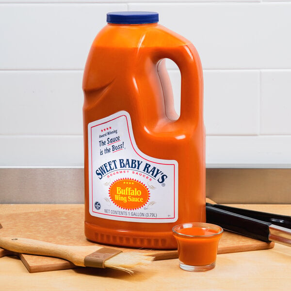 Sweet Baby Ray's 1 Gallon Buffalo Wing Sauce - 4/Case