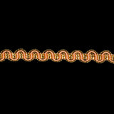 Pale Pink/Gold Metallic Braid