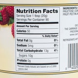 Carriage House Red Raspberry Preserves with Seeds 4 lb. Glass Jar - 6/Case