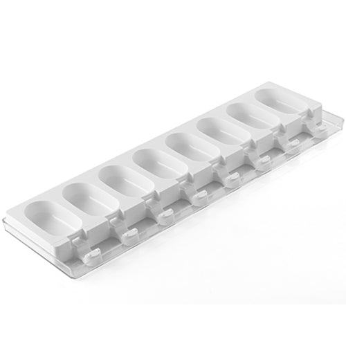 Silikomart Silicone Mold for Ice Cream Pops: Mini Classic Shape, 16 cavities
