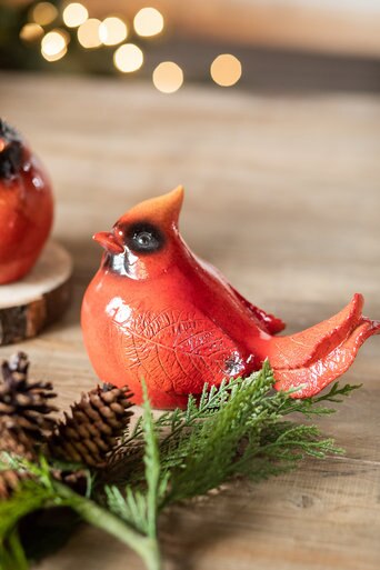 Large Resin Cardinal Figurine