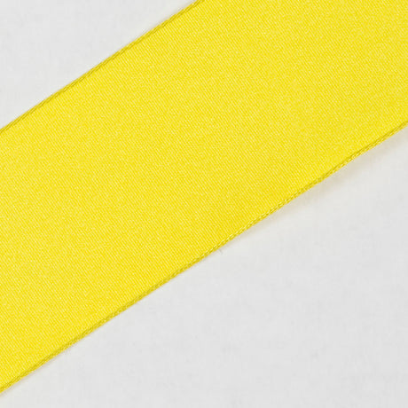 Deep Yellow Wired Edge Ribbon