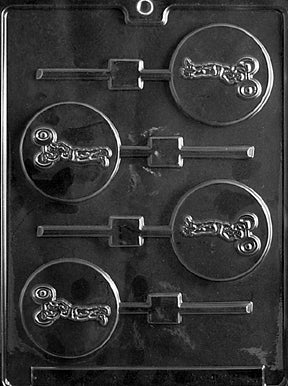 Weight Lifter Lollipop Chocolate Mold - LPS044