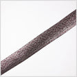 Silver/Brown Fancy Elastic Trim