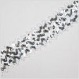 White/Silver Fancy Sequin Trim