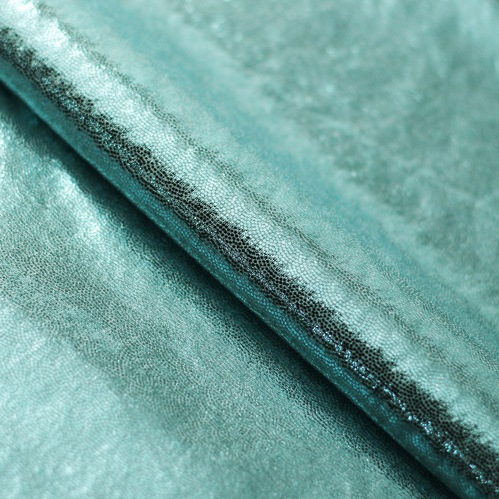 Shimmer Matrix Polyester Spandex Fabric - Multiple Colors, Solid Hologram, 58/60" Width, 200 GSM (1 Yard)