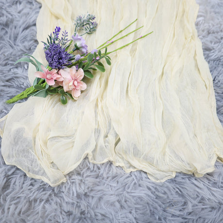 Cheesecloth Arch Drape Curtain Panel