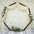 Cheesecloth Arch Drape Curtain Panel