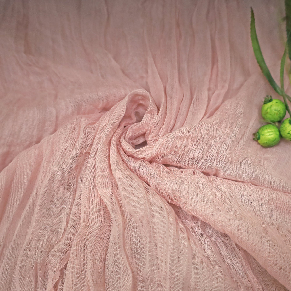 Cheesecloth Drape Curtain Panel 20 ft x 38" Rose Pink
