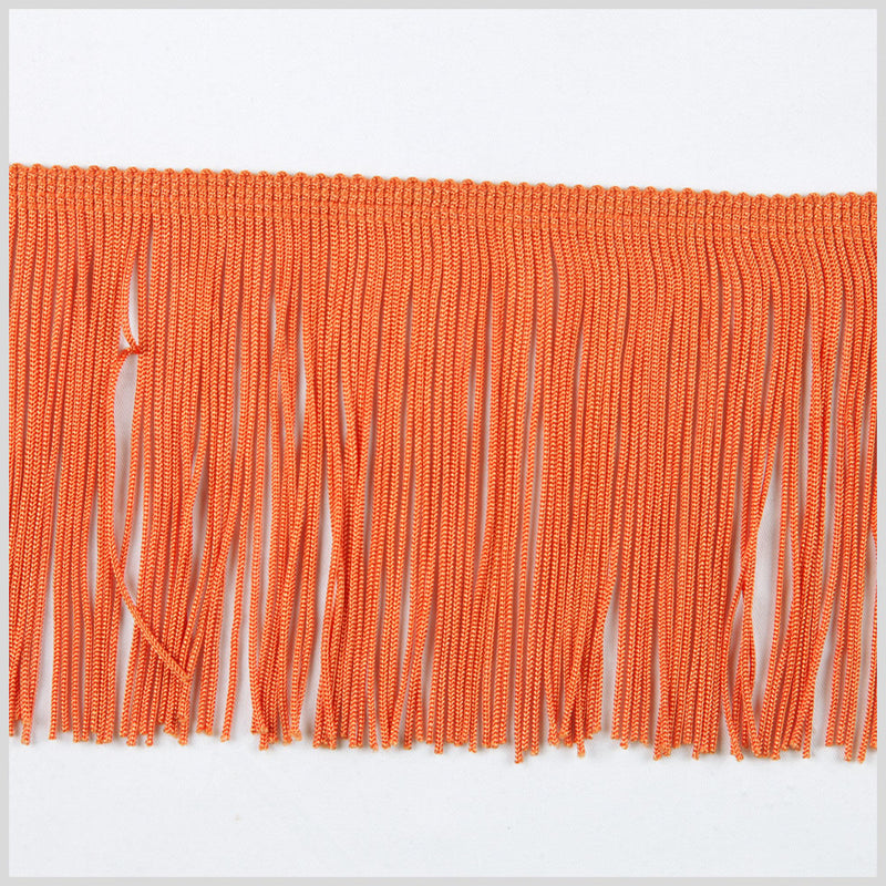 Orange Chainette Fringe - 4"