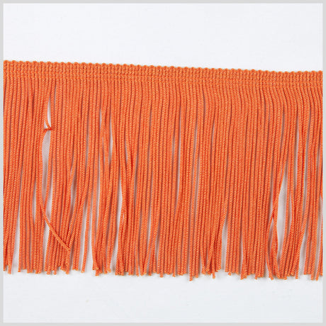 Orange Chainette Fringe - 4"