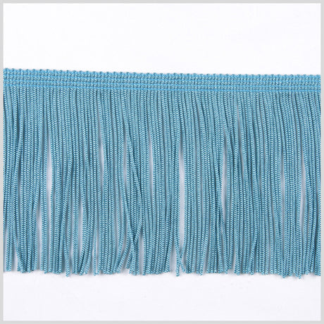 Turquoise Chainette Fringe - 4"