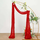 Cheesecloth Drape Curtain 20 ft x 38 in Red