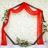 Cheesecloth Drape Curtain 20 ft x 38 in Red