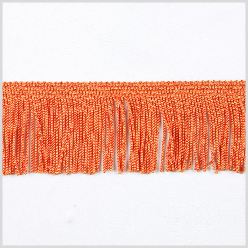 Orange Chainette Fringe - 2"
