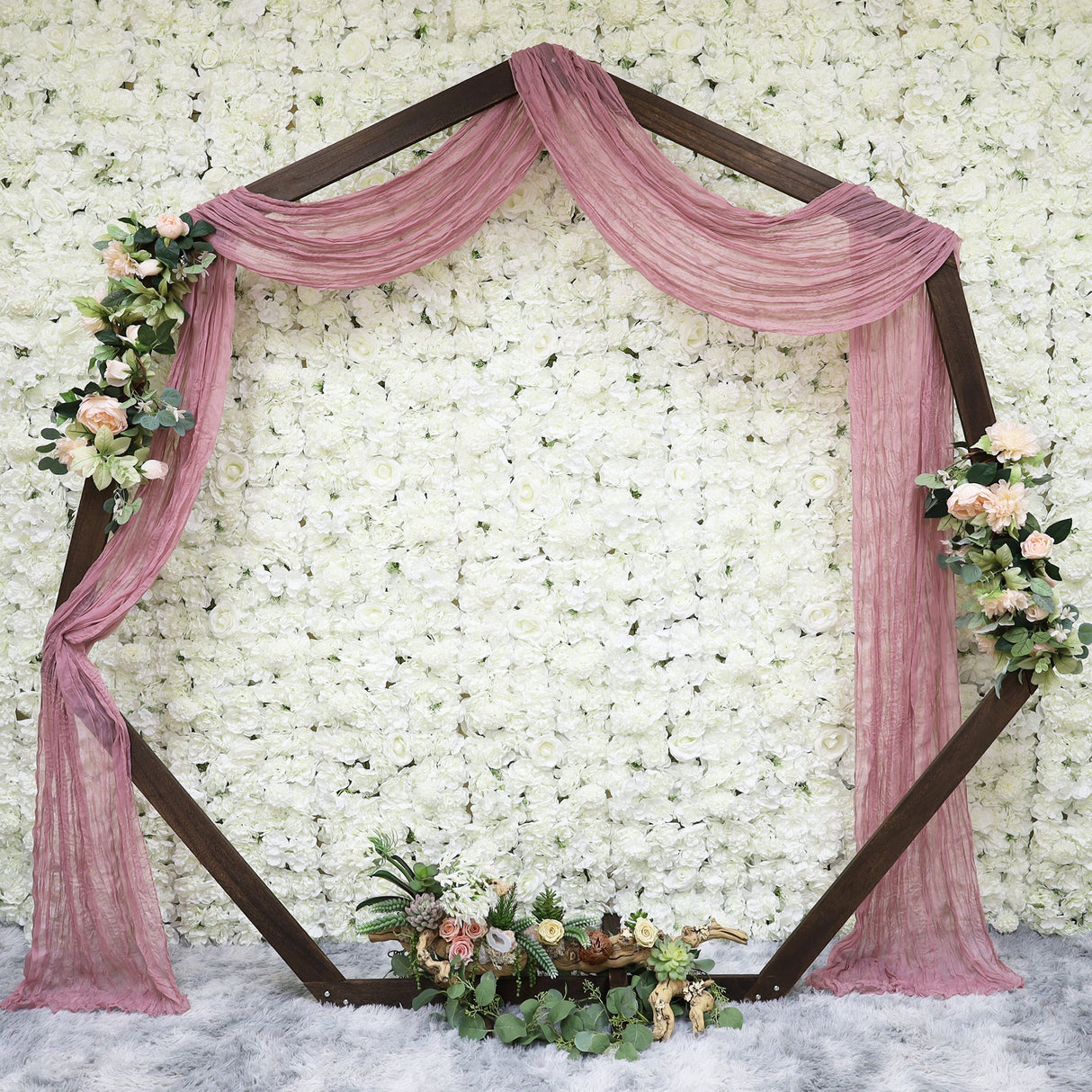 Gauze Cheesecloth Drape 20 ft x 38 in Mauve