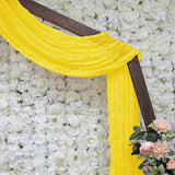 Cheesecloth Drape Curtain Panel 20 ft x 38 in Canary Yellow