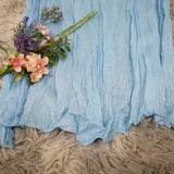 Gauze Cheesecloth Drape 20 ft x 38 in Baby Blue