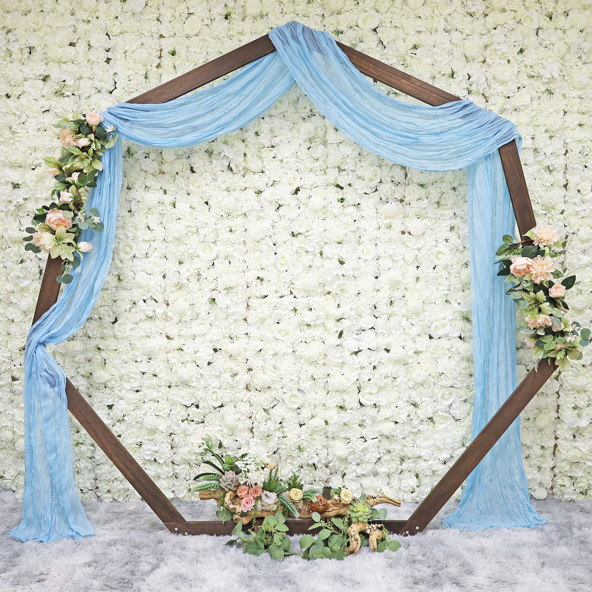 Gauze Cheesecloth Drape 20 ft x 38 in Baby Blue
