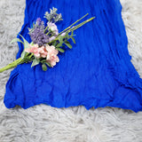 Cheesecloth Arch Drape Curtain Panel 20 ft x 38" Royal Blue