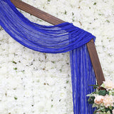 Cheesecloth Arch Drape Curtain Panel 20 ft x 38" Royal Blue