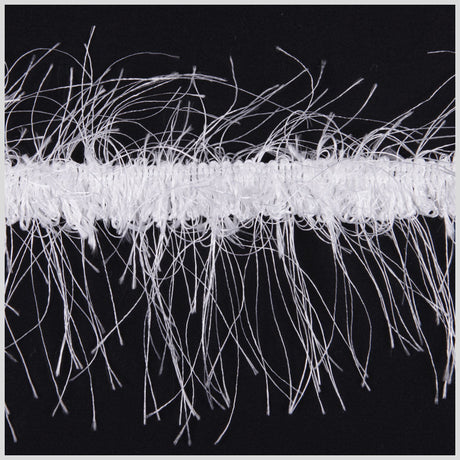 White Eyelash Fringe