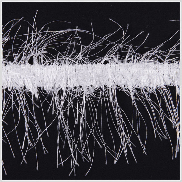 White Eyelash Fringe