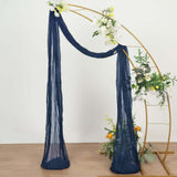 Cheesecloth Wedding Arch Drape Navy Blue