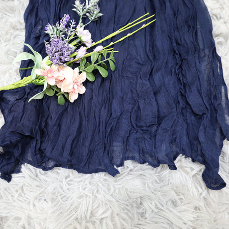Cheesecloth Wedding Arch Drape Navy Blue