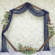 Cheesecloth Wedding Arch Drape Navy Blue