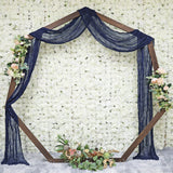 Cheesecloth Wedding Arch Drape Navy Blue