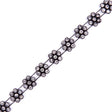 Black/Crystal Plastic & Glass