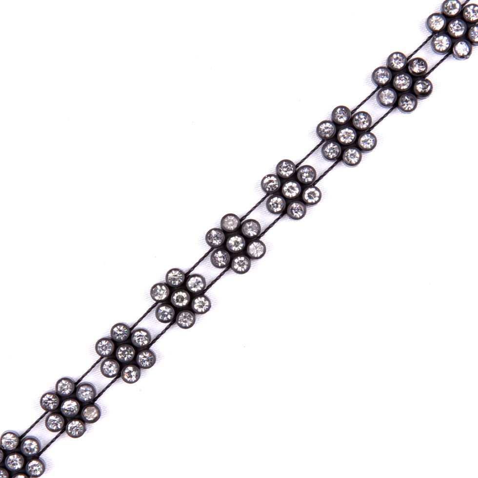 Black/Crystal Plastic & Glass
