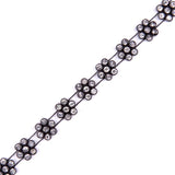Black/Crystal Plastic & Glass