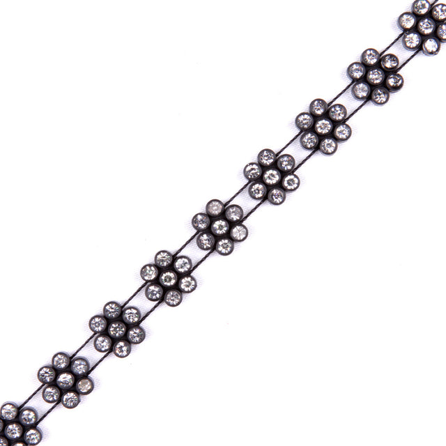 Black/Crystal Plastic & Glass