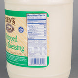 Ken's Foods 1 Gallon Whipped Salad Dressing - 4/Case