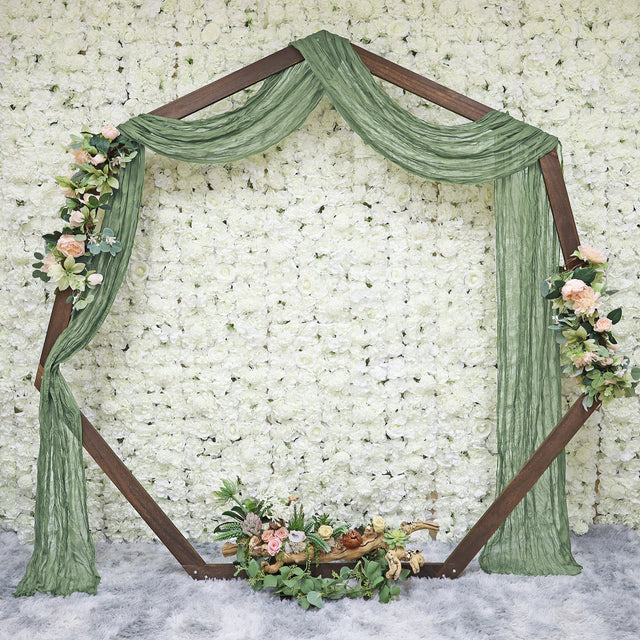 Cheesecloth Backdrop Drape 20 ft x 38 in Dusty Sage