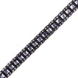 Black/Crystal Plastic & Glass